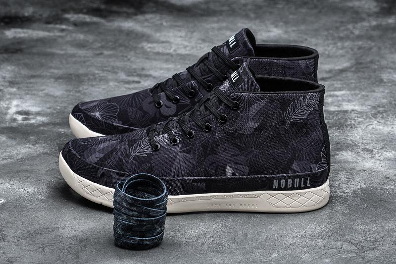 Women's Nobull Oasis Canvas Mid Trainers Black | SG G2858S